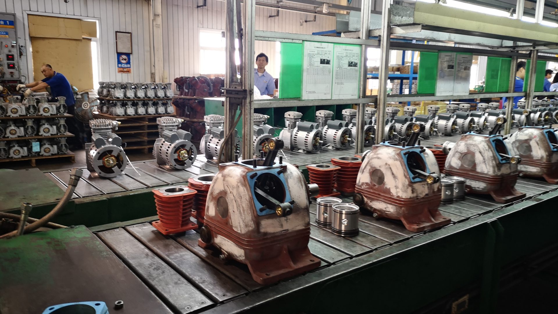 หัวปั๊มลมที่ยังไม่ได้ทำสี