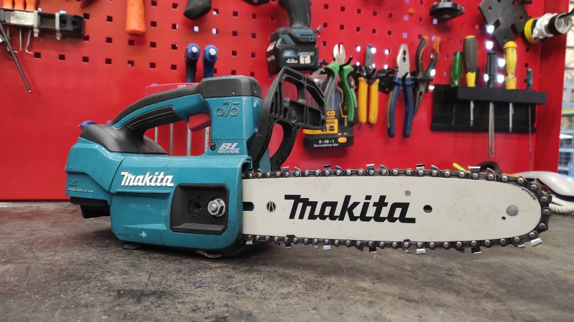 แก้ปัญหา เลื่อยโซ่ไฟฟ้า MAKITA DUC254 หย่อนยานและปรับตั้งไม่ได้