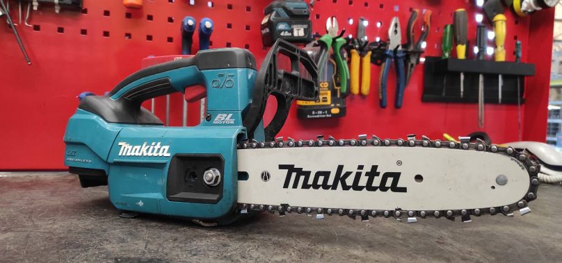 แก้ปัญหา เลื่อยโซ่ไฟฟ้า MAKITA DUC254 หย่อนยานและปรับตั้งไม่ได้