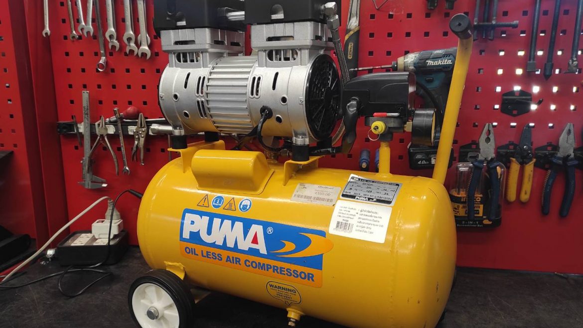 ซ่อมปั๊มลมเสียงดังผิดปกติ เหมือนมีลมรั่ว!