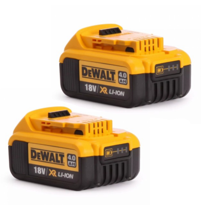 แบตเตอรี่ Dewalt DCB182 18V. 4.0 Ah.จำนวน 2 ก้อน