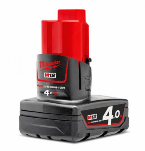 แบตเตอรี่ milwaukee M12B4 12V. 4.0Ah.