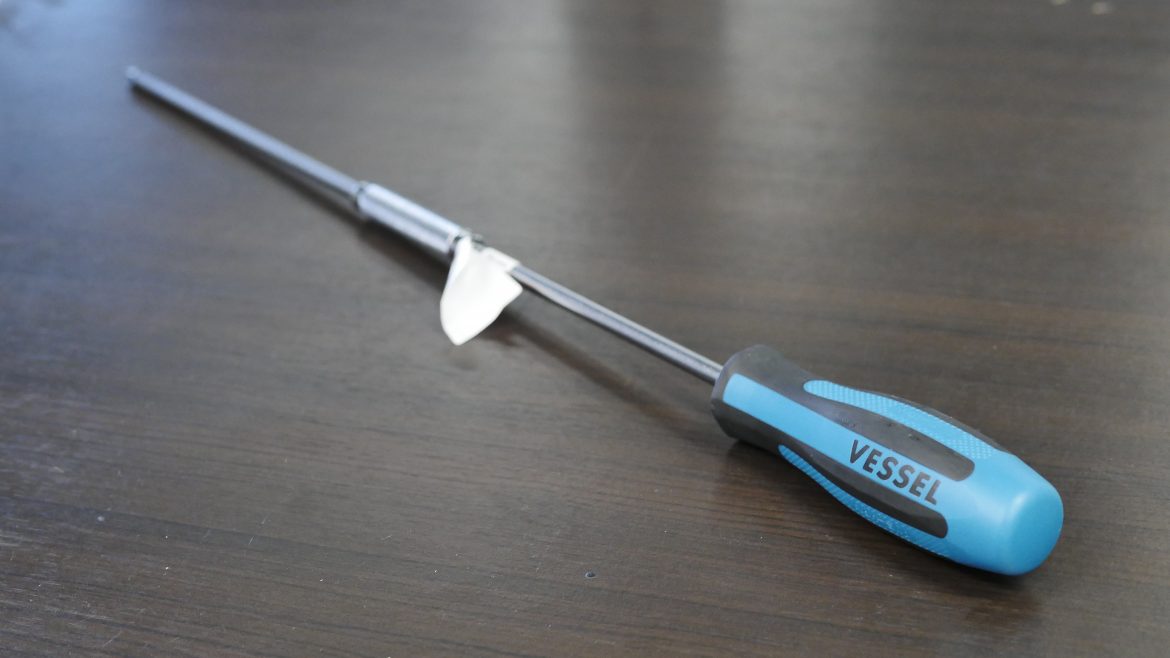 ไขควงก้านยาว Vessel No.900 P.2×400 คุณภาพดีเยี่ยม Made in Japan แท้