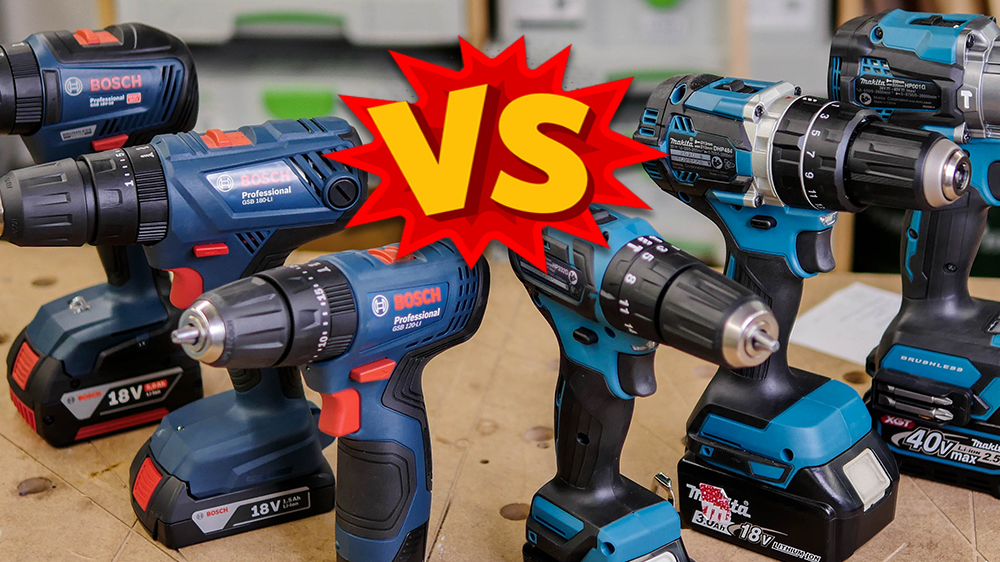 เลือกอะไร? สว่านไร้สาย Bosch กับ สว่านไร้สาย Makita