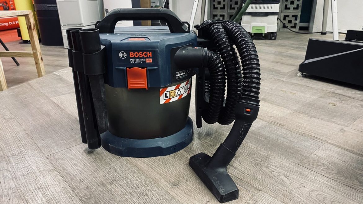 REVIEW เครื่องดูดฝุ่นไร้สาย Bosch  GAS 18 V-10L