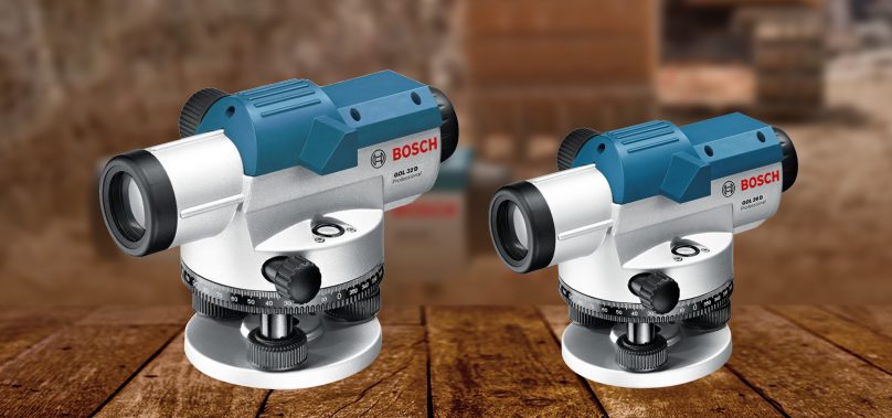 2 กล้องวัดระดับ มาตฐานจาก BOSCH ที่ต้องมีไว้