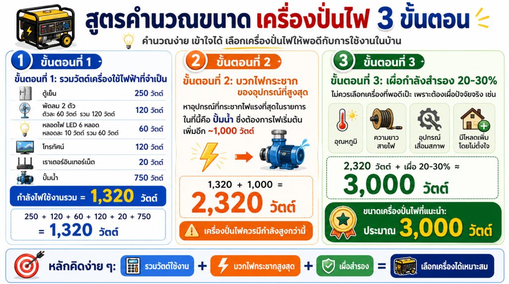 เครื่องปั่นไฟ 